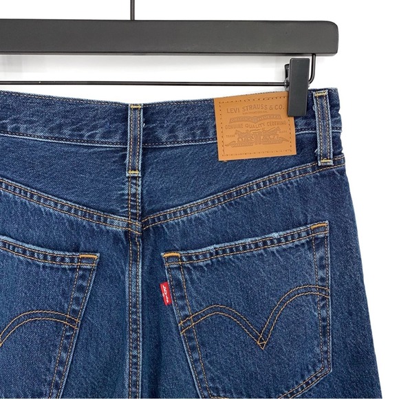 LEVI'S Premium Ribcage Straight Ankle Jean Blue Denim 27 - Picture 11 of 11